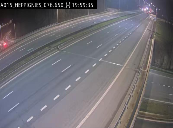 <h2>Webcam autoroute Belgique - Heppignies - E42 direction Namur - BK 76.4</h2>