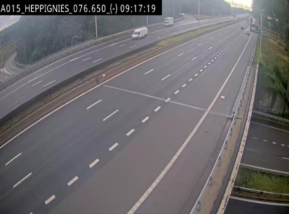 <h2>Webcam autoroute Belgique - Heppignies - E42 direction Namur - BK 76.4</h2>