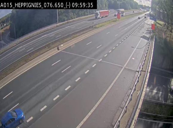 <h2>Webcam autoroute Belgique - Heppignies - E42 direction Namur - BK 76.4</h2>