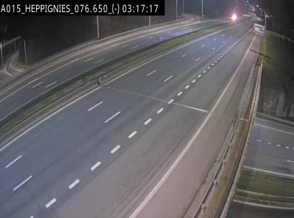 <h2>Webcam autoroute Belgique - Heppignies - E42 direction Namur - BK 76.4</h2>