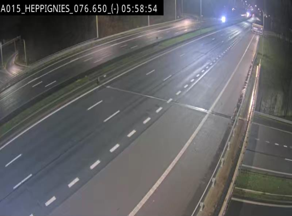 Webcam autoroute Belgique - Heppignies - E42 direction Namur - BK 76.4