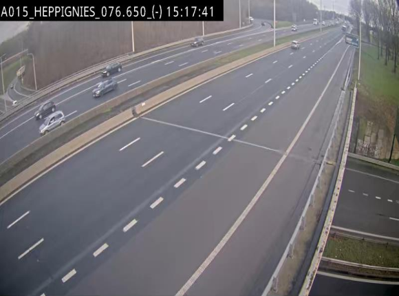 <h2>Webcam autoroute Belgique - Heppignies - E42 direction Namur - BK 76.4</h2>