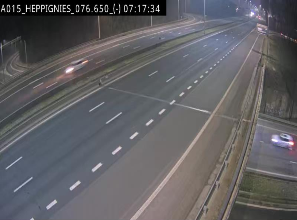 <h2>Webcam autoroute Belgique - Heppignies - E42 direction Namur - BK 76.4</h2>