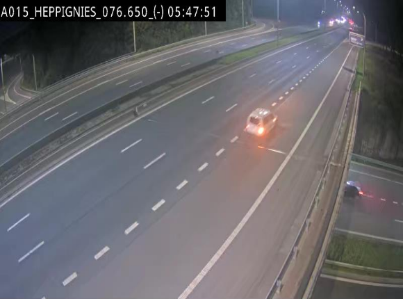 <h2>Webcam autoroute Belgique - Heppignies - E42 direction Namur - BK 76.4</h2>