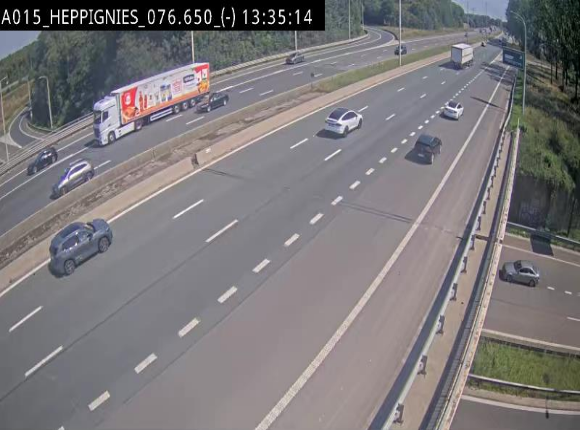 <h2>Webcam autoroute Belgique - Heppignies - E42 direction Namur - BK 76.4</h2>