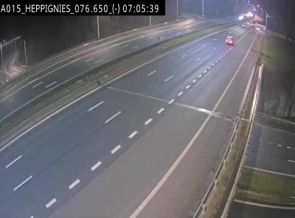 <h2>Webcam autoroute Belgique - Heppignies - E42 direction Namur - BK 76.4</h2>