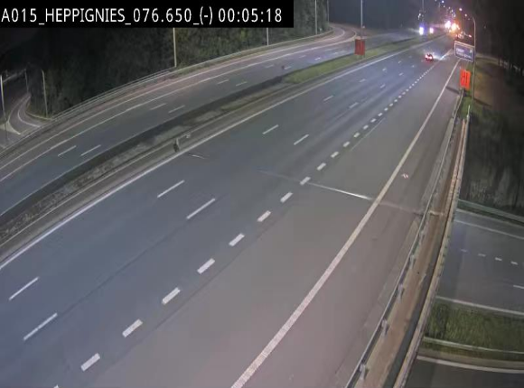 <h2>Webcam autoroute Belgique - Heppignies - E42 direction Namur - BK 76.4</h2>