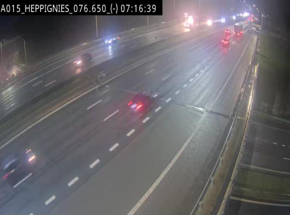 <h2>Webcam autoroute Belgique - Heppignies - E42 direction Namur - BK 76.4</h2>