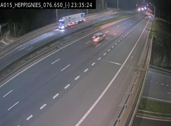 <h2>Webcam autoroute Belgique - Heppignies - E42 direction Namur - BK 76.4</h2>