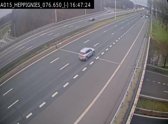 <h2>Webcam autoroute Belgique - Heppignies - E42 direction Namur - BK 76.4</h2>