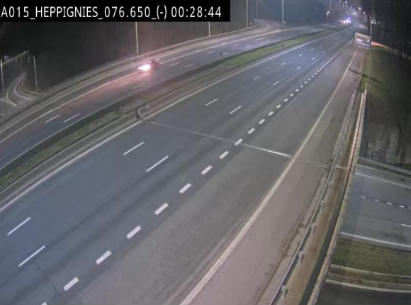 <h2>Webcam autoroute Belgique - Heppignies - E42 direction Namur - BK 76.4</h2>