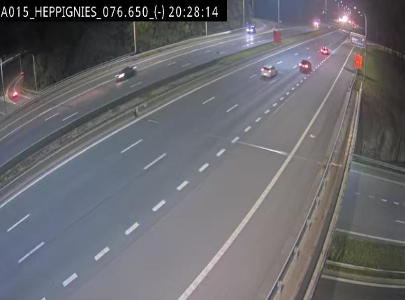 <h2>Webcam autoroute Belgique - Heppignies - E42 direction Namur - BK 76.4</h2>