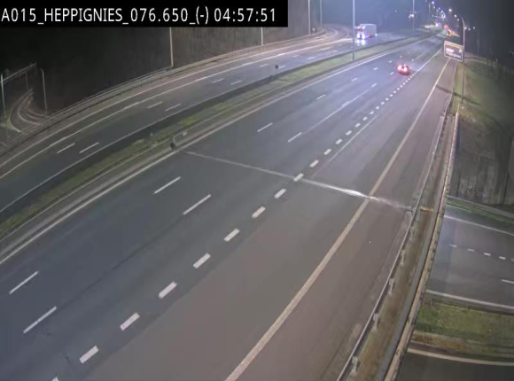 <h2>Webcam autoroute Belgique - Heppignies - E42 direction Namur - BK 76.4</h2>