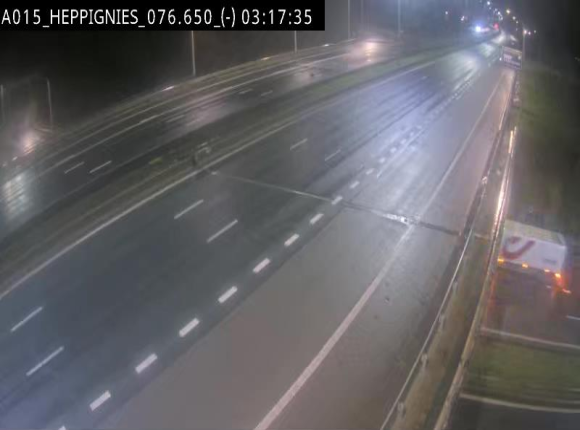 <h2>Webcam autoroute Belgique - Heppignies - E42 direction Namur - BK 76.4</h2>