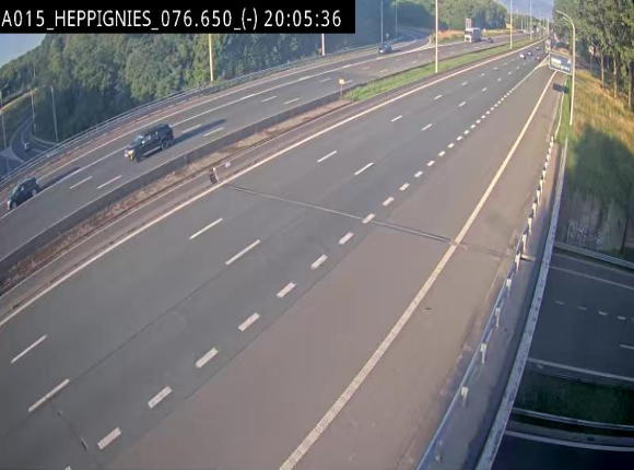 <h2>Webcam autoroute Belgique - Heppignies - E42 direction Namur - BK 76.4</h2>