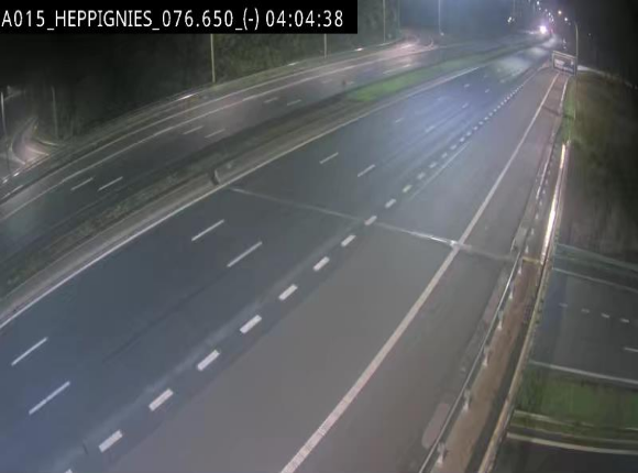 <h2>Webcam autoroute Belgique - Heppignies - E42 direction Namur - BK 76.4</h2>