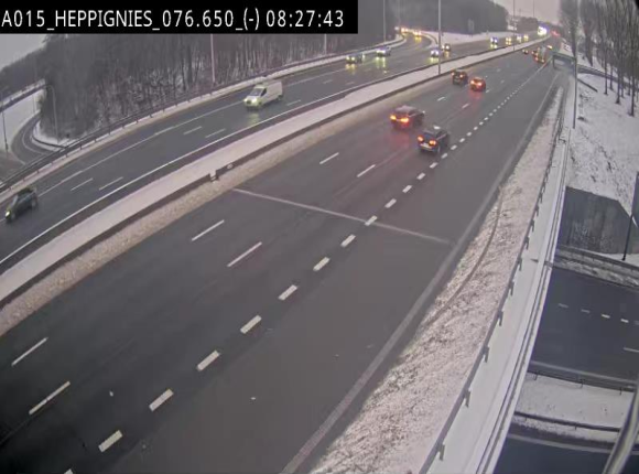 <h2>Webcam autoroute Belgique - Heppignies - E42 direction Namur - BK 76.4</h2>