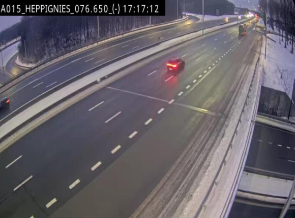 <h2>Webcam autoroute Belgique - Heppignies - E42 direction Namur - BK 76.4</h2>