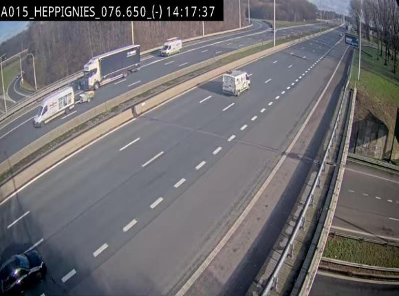 <h2>Webcam autoroute Belgique - Heppignies - E42 direction Namur - BK 76.4</h2>
