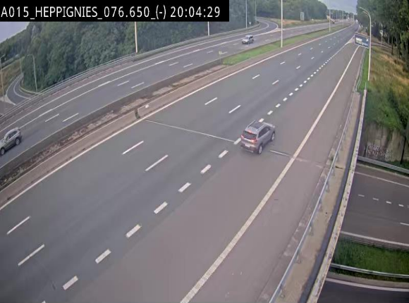 <h2>Webcam autoroute Belgique - Heppignies - E42 direction Namur - BK 76.4</h2>