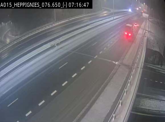 <h2>Webcam autoroute Belgique - Heppignies - E42 direction Namur - BK 76.4</h2>