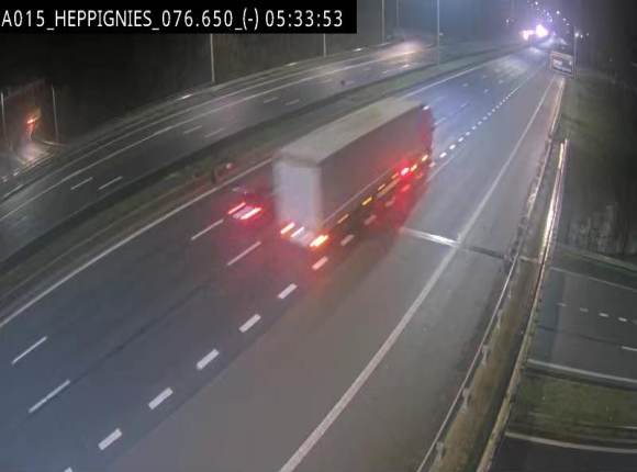 <h2>Webcam autoroute Belgique - Heppignies - E42 direction Namur - BK 76.4</h2>