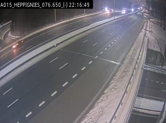<h2>Webcam autoroute Belgique - Heppignies - E42 direction Namur - BK 76.4</h2>