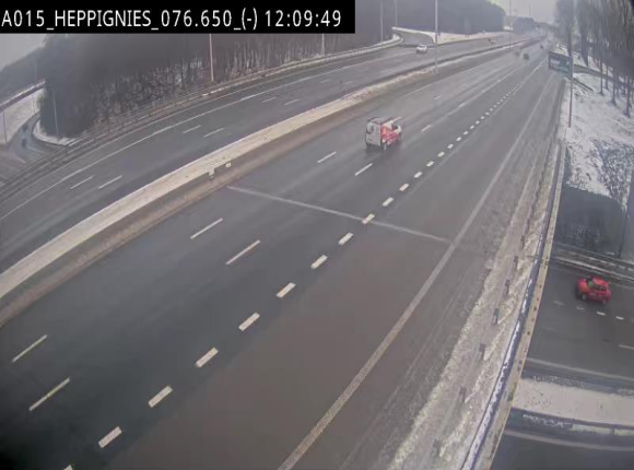 <h2>Webcam autoroute Belgique - Heppignies - E42 direction Namur - BK 76.4</h2>