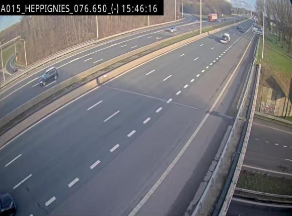 <h2>Webcam autoroute Belgique - Heppignies - E42 direction Namur - BK 76.4</h2>