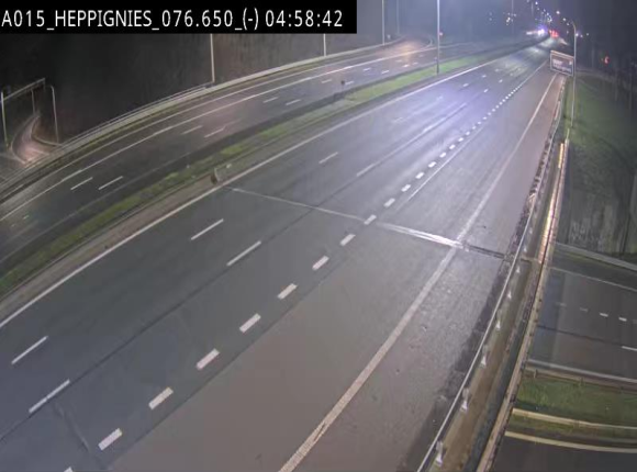 <h2>Webcam autoroute Belgique - Heppignies - E42 direction Namur - BK 76.4</h2>