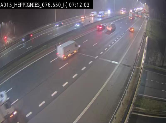 <h2>Webcam autoroute Belgique - Heppignies - E42 direction Namur - BK 76.4</h2>