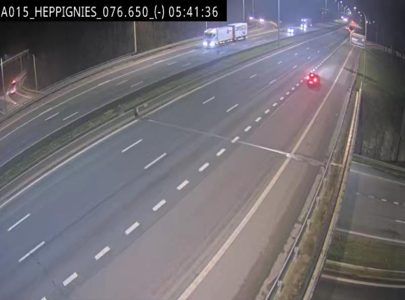 <h2>Webcam autoroute Belgique - Heppignies - E42 direction Namur - BK 76.4</h2>
