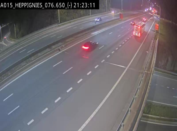 <h2>Webcam autoroute Belgique - Heppignies - E42 direction Namur - BK 76.4</h2>