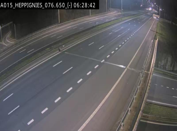 <h2>Webcam autoroute Belgique - Heppignies - E42 direction Namur - BK 76.4</h2>