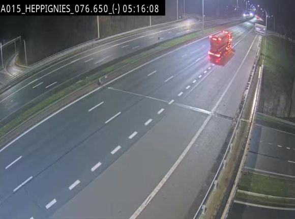 <h2>Webcam autoroute Belgique - Heppignies - E42 direction Namur - BK 76.4</h2>