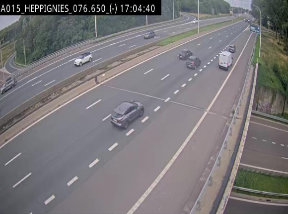 <h2>Webcam autoroute Belgique - Heppignies - E42 direction Namur - BK 76.4</h2>