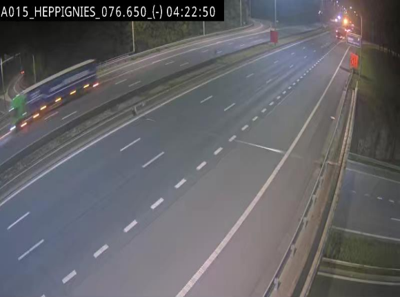 <h2>Webcam autoroute Belgique - Heppignies - E42 direction Namur - BK 76.4</h2>