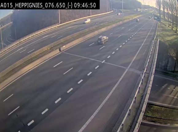 <h2>Webcam autoroute Belgique - Heppignies - E42 direction Namur - BK 76.4</h2>