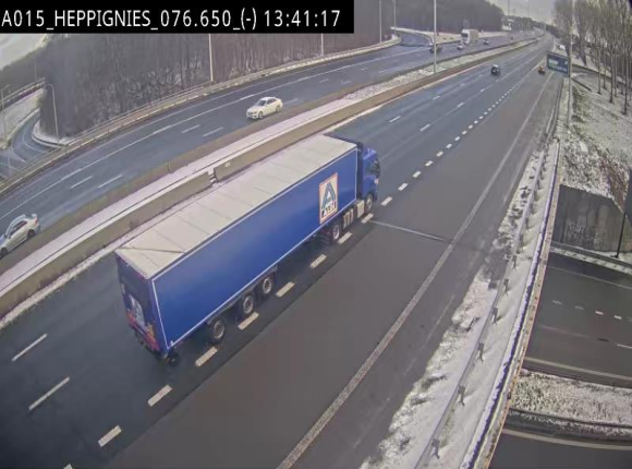 <h2>Webcam autoroute Belgique - Heppignies - E42 direction Namur - BK 76.4</h2>