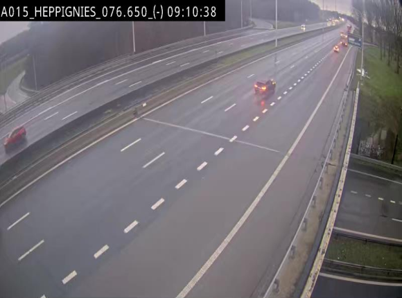 <h2>Webcam autoroute Belgique - Heppignies - E42 direction Namur - BK 76.4</h2>