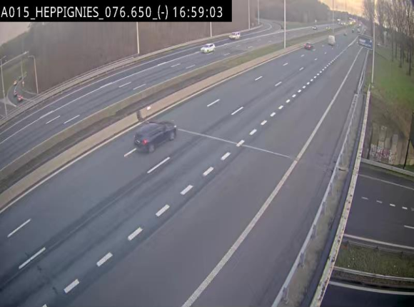 <h2>Webcam autoroute Belgique - Heppignies - E42 direction Namur - BK 76.4</h2>