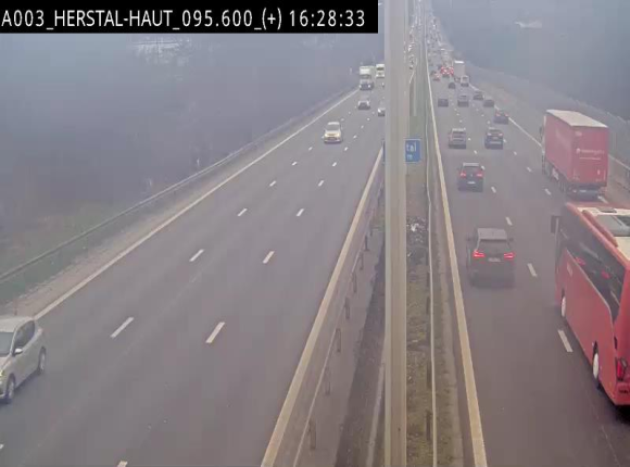 <h2>Webcam autoroute Belgique - Herstal - E40 direction Aix-la-Chapelle - BK 97</h2>