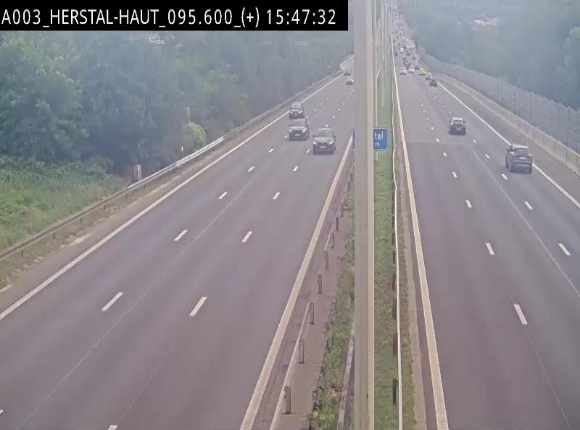 Webcam autoroute Belgique - Herstal - E40 direction Aix-la-Chapelle - BK 97