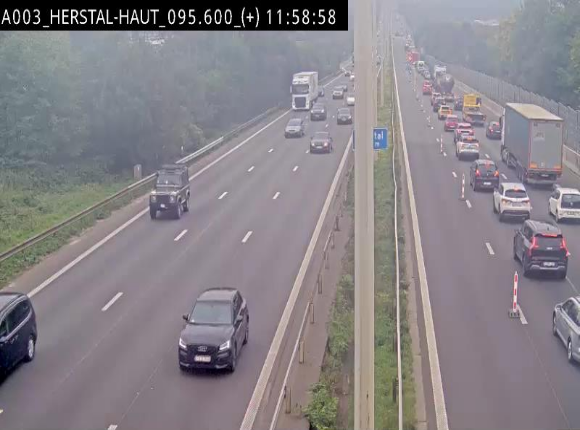 <h2>Webcam autoroute Belgique - Herstal - E40 direction Aix-la-Chapelle - BK 97</h2>