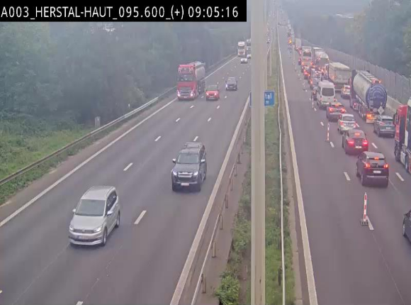 <h2>Webcam autoroute Belgique - Herstal - E40 direction Aix-la-Chapelle - BK 97</h2>