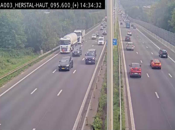 <h2>Webcam autoroute Belgique - Herstal - E40 direction Aix-la-Chapelle - BK 97</h2>