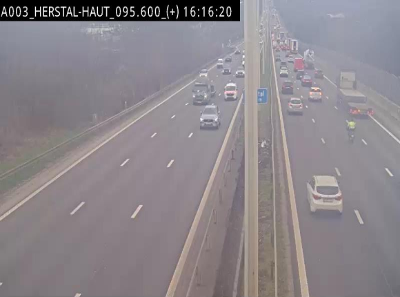 <h2>Webcam autoroute Belgique - Herstal - E40 direction Aix-la-Chapelle - BK 97</h2>