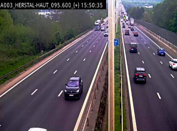<h2>Webcam autoroute Belgique - Herstal - E40 direction Aix-la-Chapelle - BK 97</h2>
