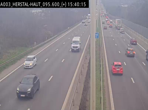 <h2>Webcam autoroute Belgique - Herstal - E40 direction Aix-la-Chapelle - BK 97</h2>