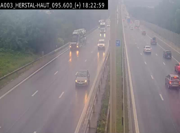 Webcam autoroute Belgique - Herstal - E40 direction Aix-la-Chapelle - BK 97